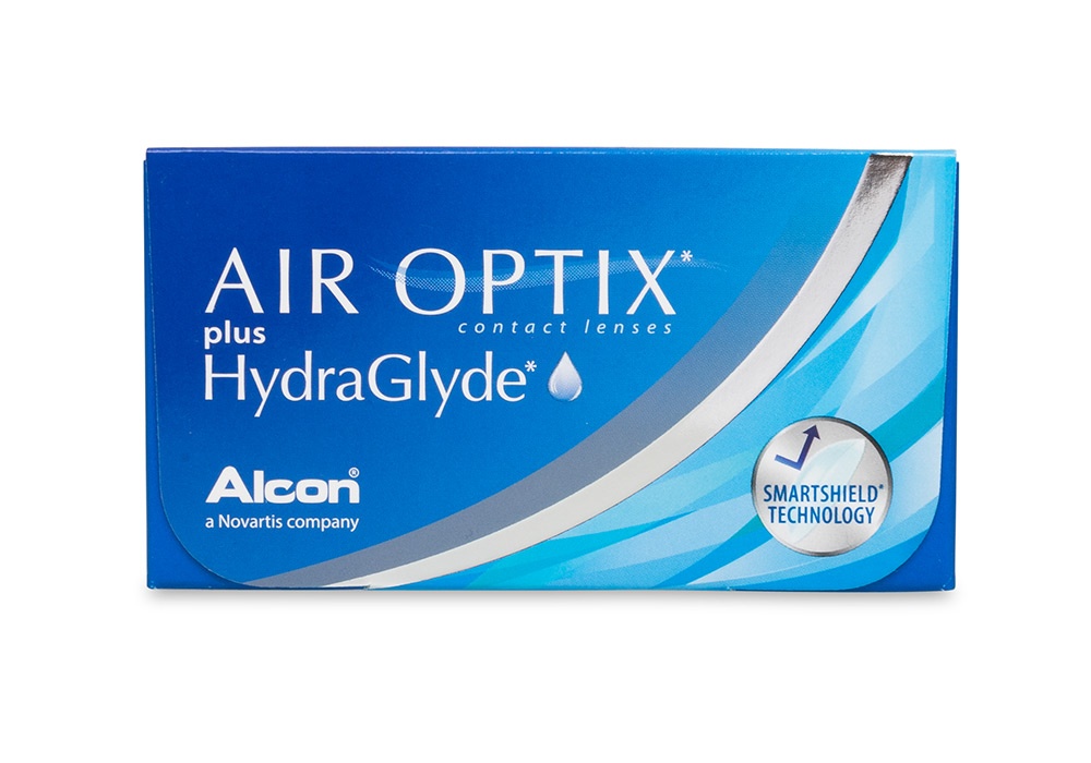 Air Optix plus HydraGlyde monthly reusable contact lenses (3 months