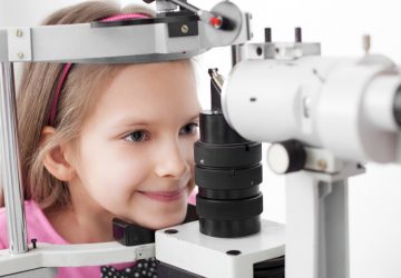 Children eye examination